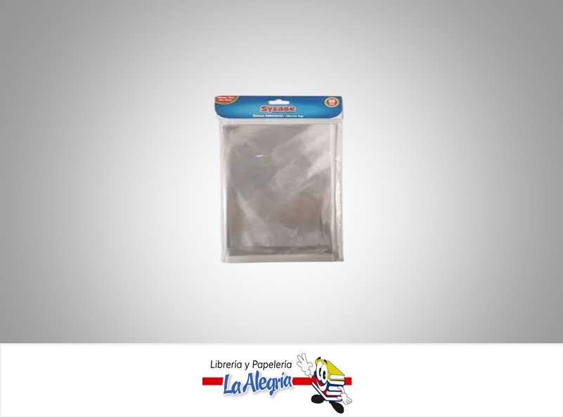 BOLSA ADHESIVA 16X12CM PAQ 50 PIEZAS MARCA SYSABE