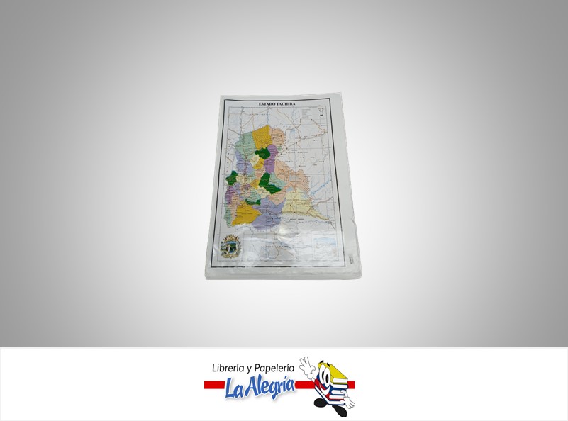 AFICHE GRANDE MAPA EDO TACHIRA MARCA S/M