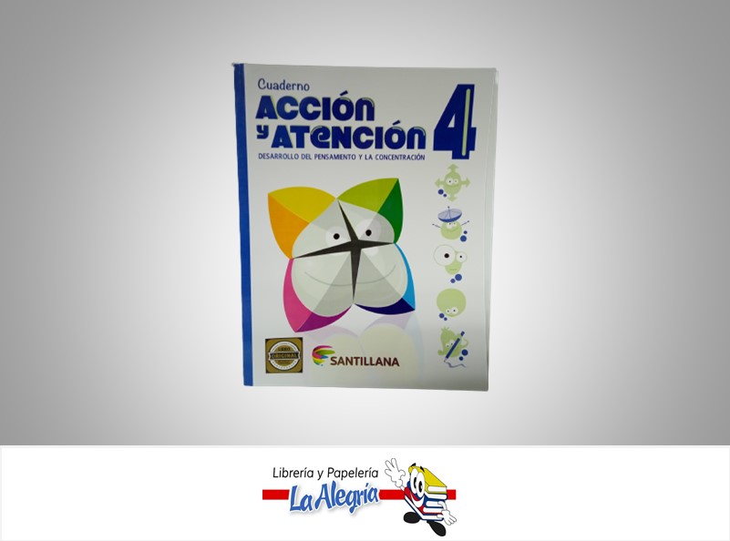 CUADERNO DE ACCION Y ATENCION 4 TEMATICA LECTURA AUTOR DANIEL HERNANDEZ EDITORIAL SANTILLANA