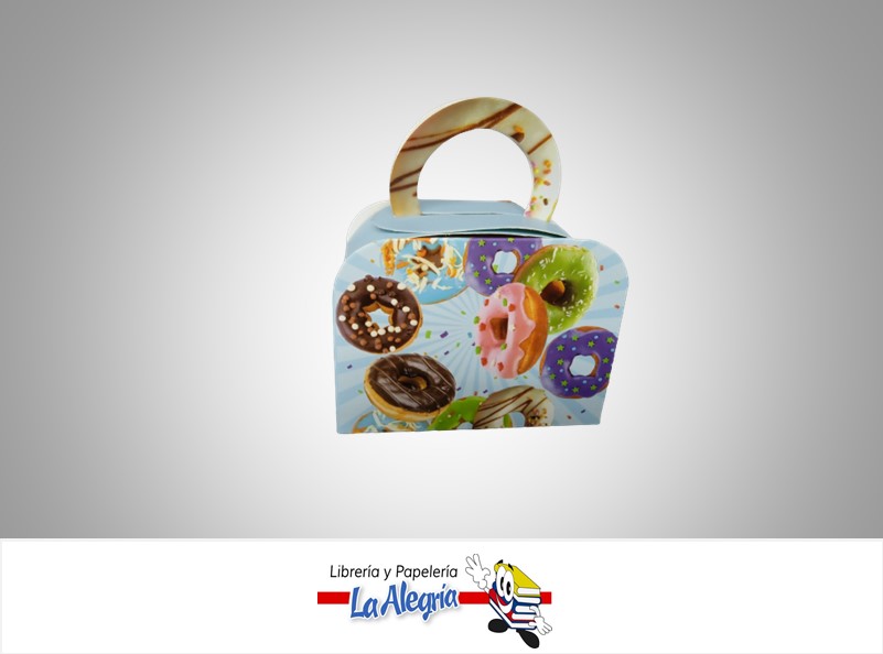 CAJA REGALO DONAS 11X6.5X6.5CM  UND MARCA S/M