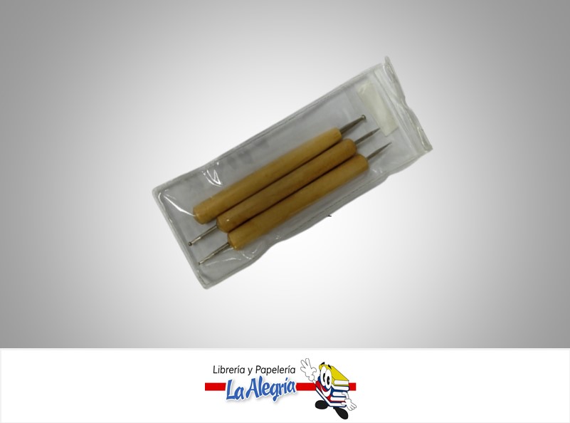 REPUJADORES DOBLE PUNTA ACERO INOXIDABLE 3 UND MARCA S/M