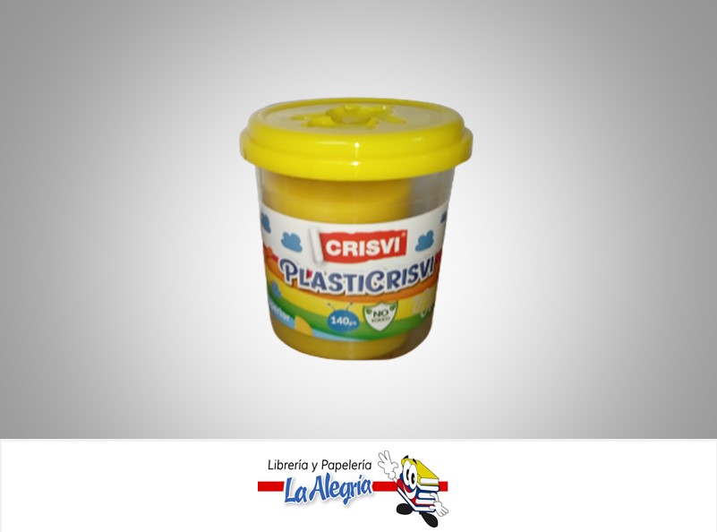 PLASTIDEDOS 140G AMARILLO MARCA CRISVI
