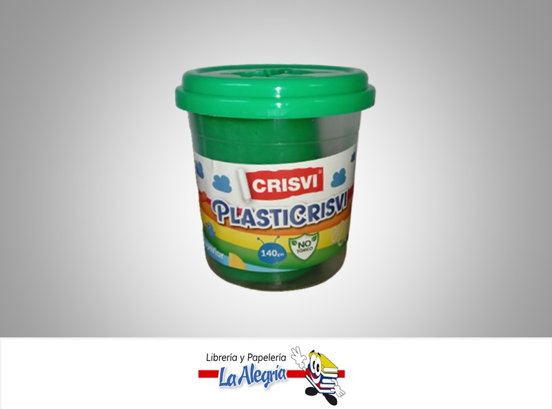 PLASTIDEDOS 140G VERDE MARCA CRISVI