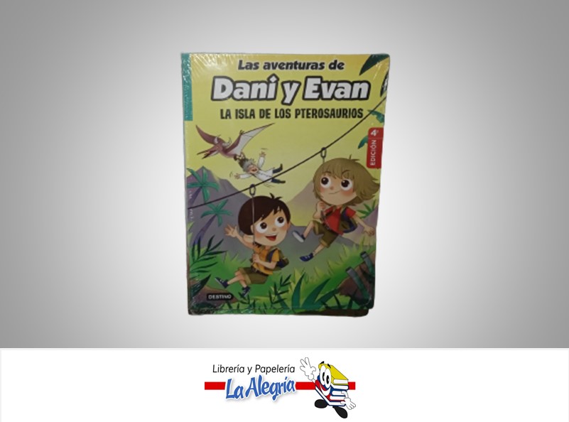 LAS AVENTURAS DE DANI Y EVAN LA ISLA DE LOS PTEROSAURIOS TEMATICA CUENTOS INFANTILES AUTOR PLANETA LIBROS MARCA PLANETA LIBROS