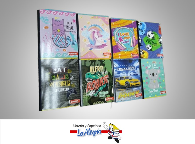 LIBRETA 1 LINEA 100 HOJAS MARCA CRISVI