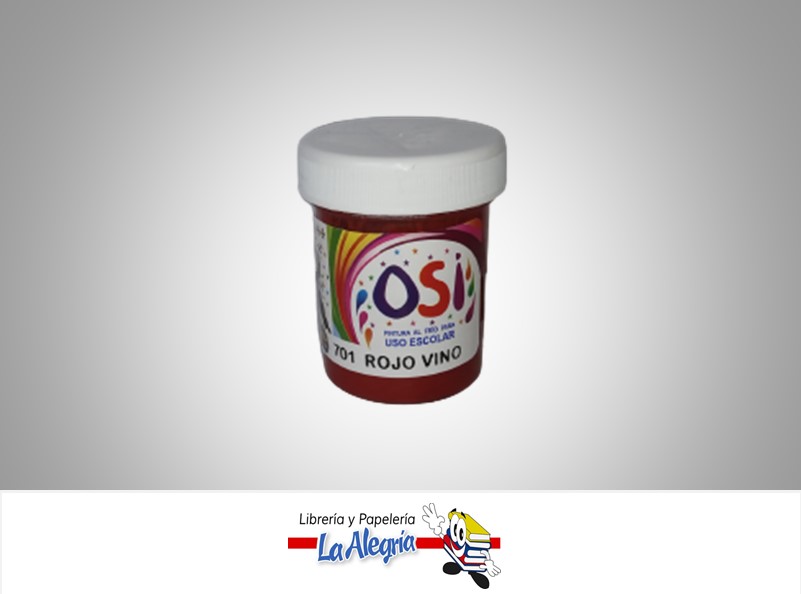 PINTURA AL FRIO 60CC ROJO VINO MARCA OSI
