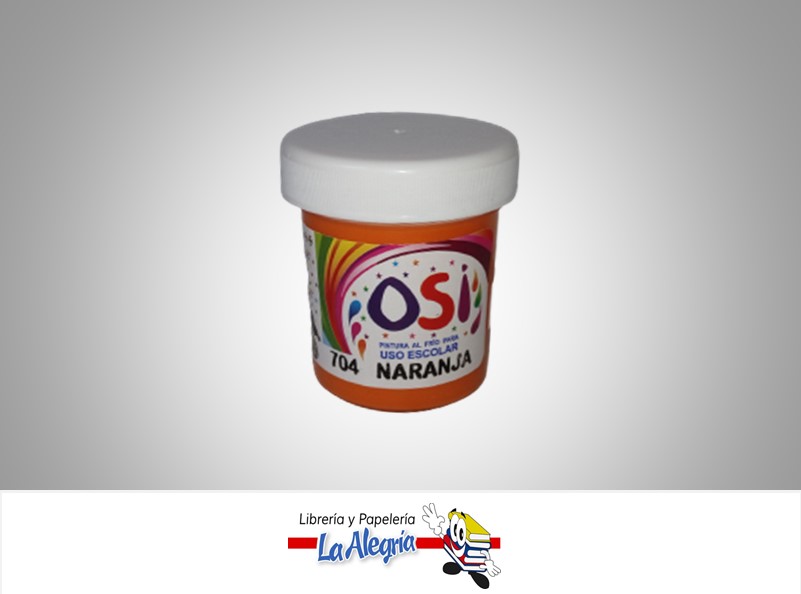 PINTURA AL FRIO 60CC NARANJA MARCA OSI