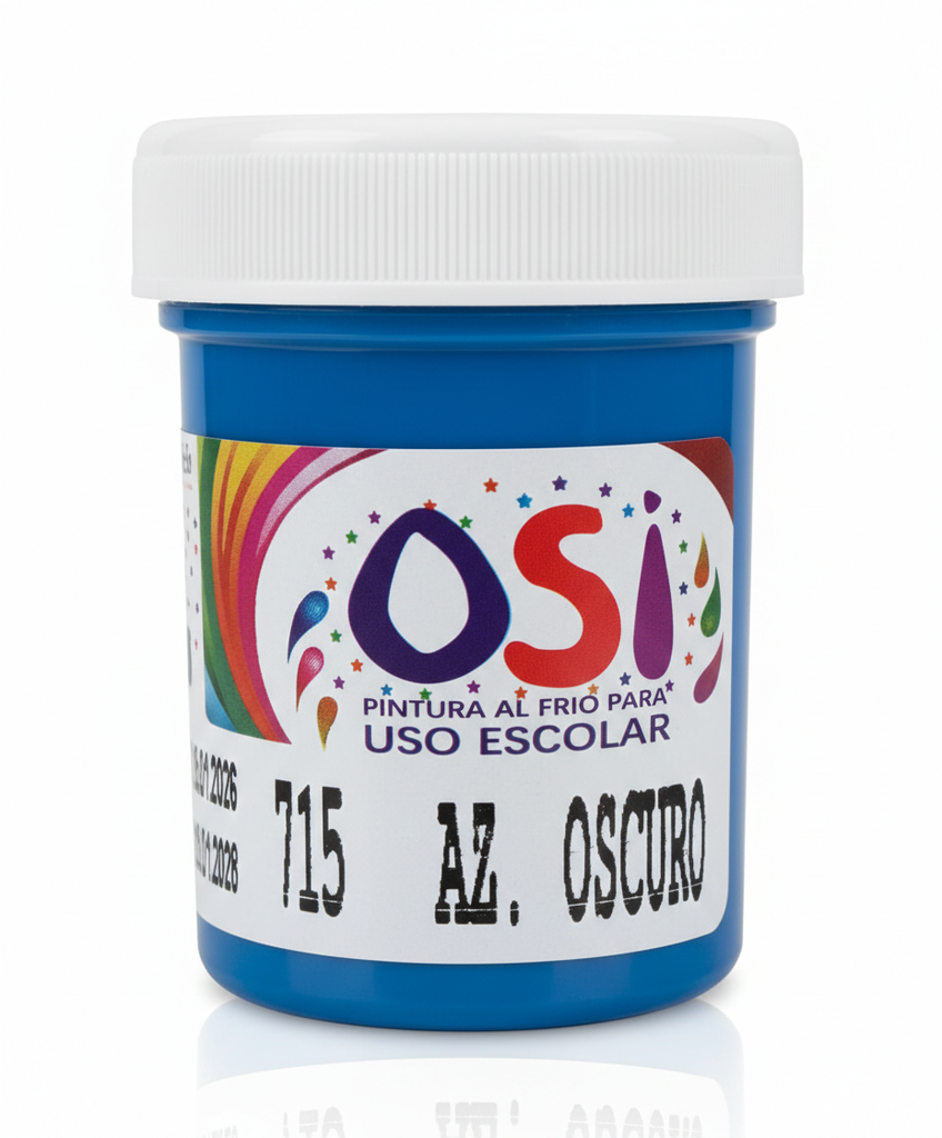 PINTURA AL FRIO 60CC AZUL OSCURO MARCA OSI