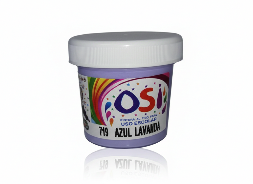 PINTURA AL FRIO 60CC AZUL LAVANDA MARCA OSI