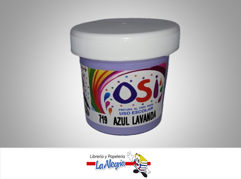 PINTURA AL FRIO 60CC AZUL LAVANDA MARCA OSI