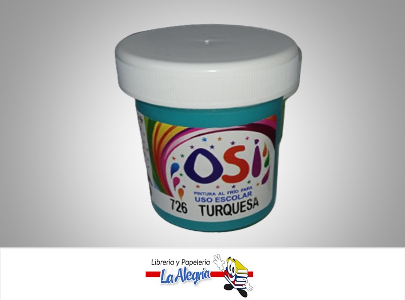 PINTURA AL FRIO 60CC TURQUESA MARCA OSI