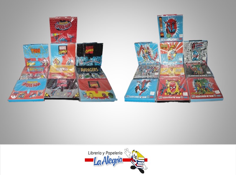 MALETIN PLASTICO CON ASA Y BOLSILLO NIÑO MARVEL MARCA PRIMAVERA