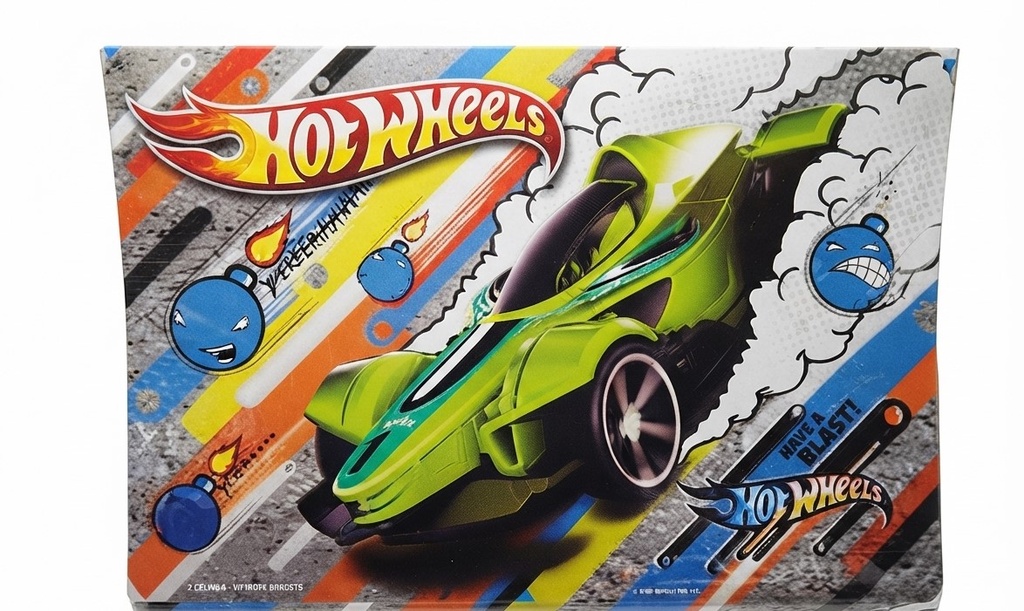 INDIVIDUAL ESCOLAR HOT WHEELS 3D REF: 665004 MARCA CAPI