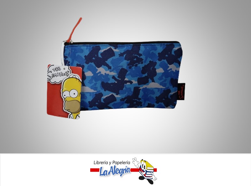 CARTUCHERA PLANA GRANDE LOS SIMPSONS 11740243 MARCA CAPI