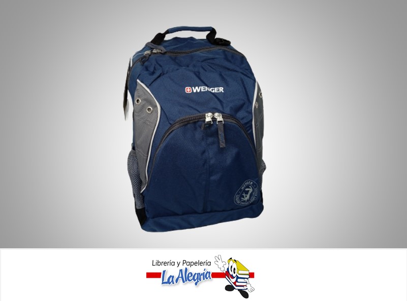 MORRAL ESCOLAR SA1353 AZUL/GRIS MARCA WENGER