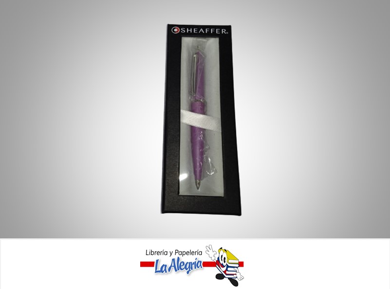 BOLIGRAFO RETRACTIL VFM CROMADO LILA MARCA SHEAFFER
