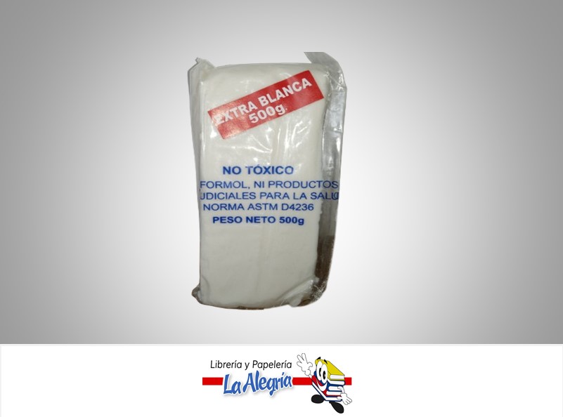 MASA FLEXIBLE PORCELANA FRÍA 500G BLANCA MARCA S/M