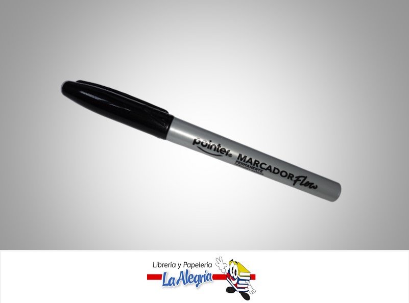 MARCADOR PERMANENTE PUNTA FINA MK1712N NEGRO UND MARCA POINTER