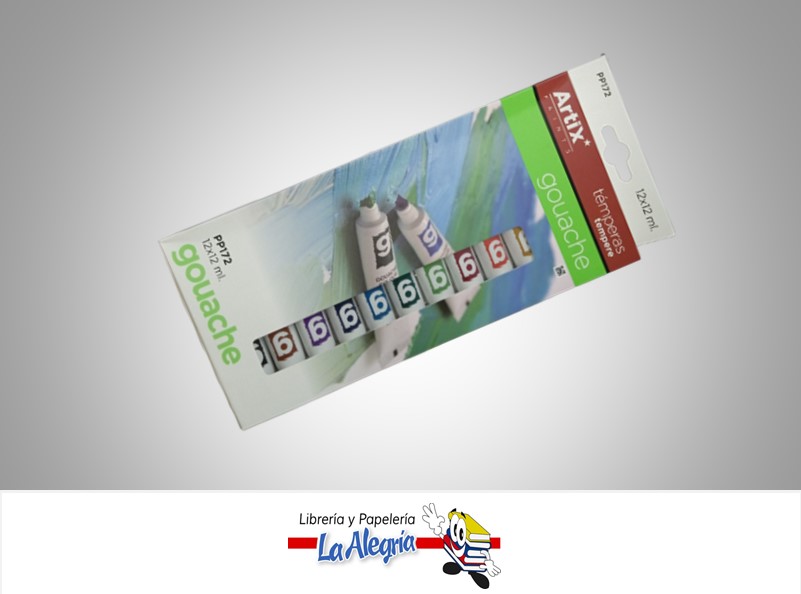 PINTURA GOUACHE PP172 12 ML 12 UND MARCA MP