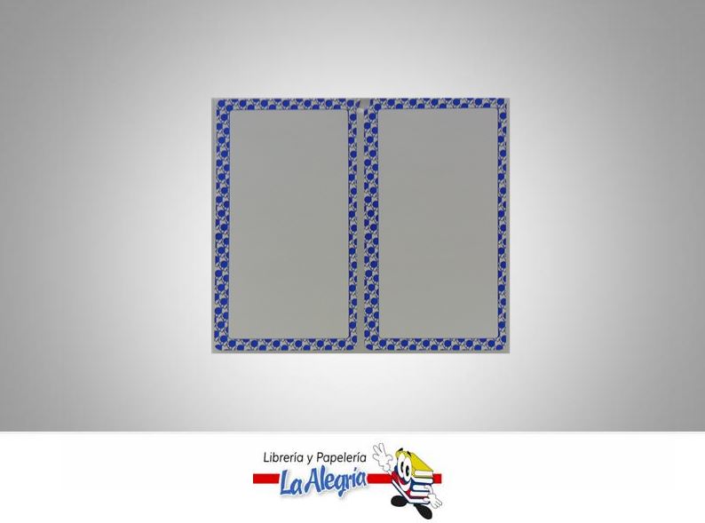 ETIQUETA RECTANGULAR 11X6CM AZUL 6UND MARCA STAR