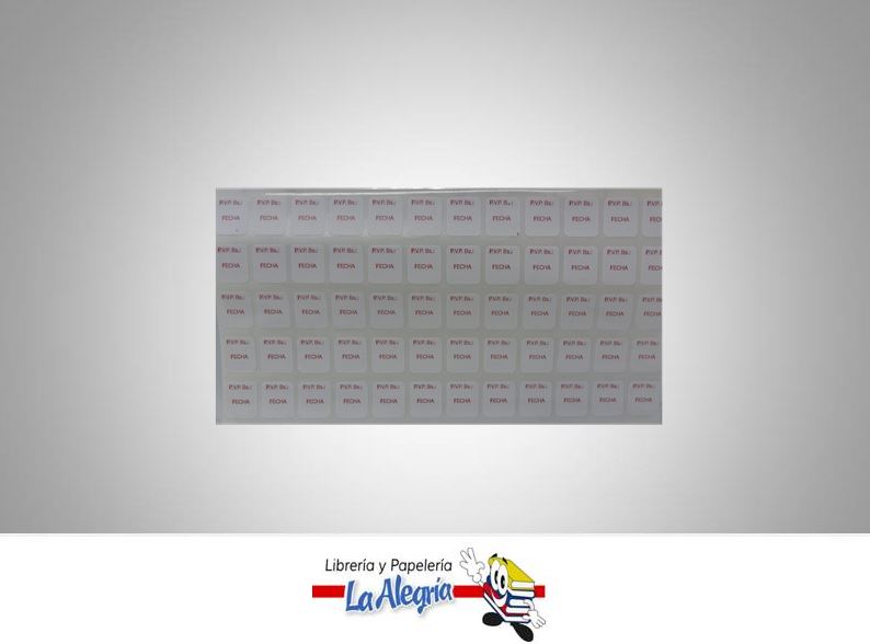 ETIQUETA PRECIO FECHA 2,3X1CM ROJA 144UN MARCA STAR