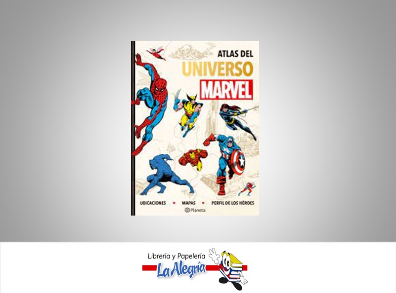 ATLAS DEL UNIVERSO MARVEL TEMATICA COMIC AUTOR PLANETA MARCA PLANETA