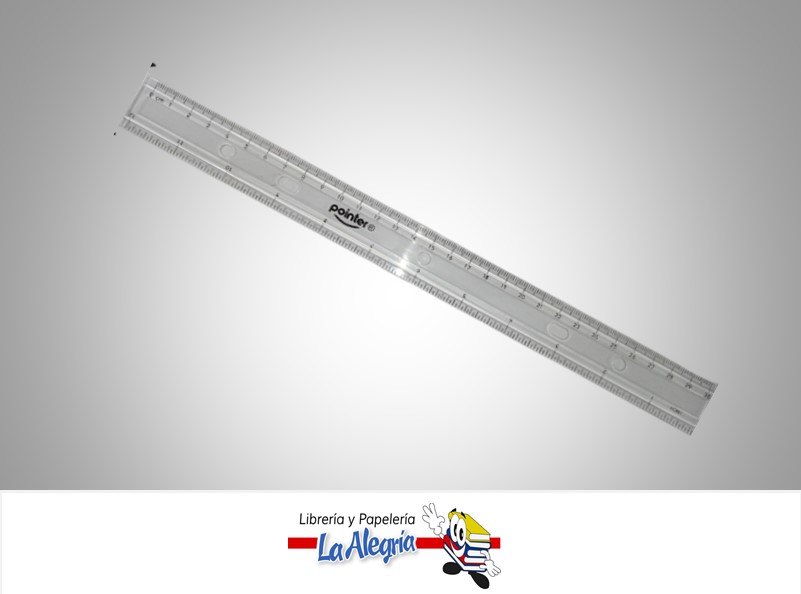 REGLA ACRILICA RU071 30 CM MARCA POINTER
