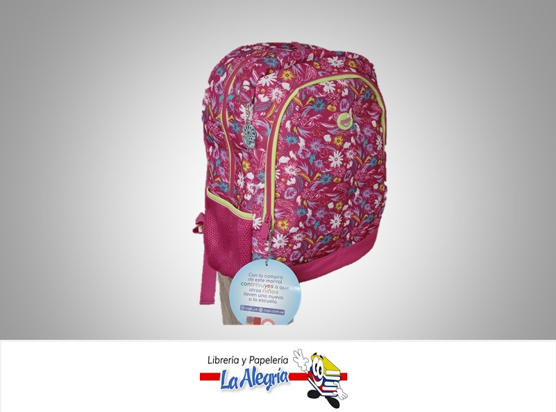 MORRAL ESCOLAR JOY GARDEN 1255013 MARCA CAPI