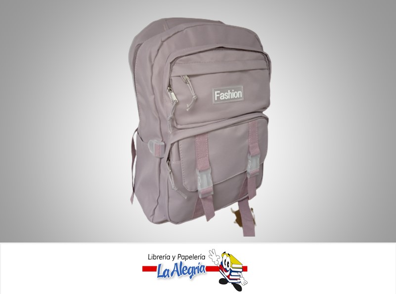 MORRAL ESCOLAR FASHION LILA MARCA BOSSITO