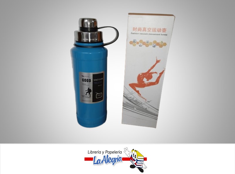 TERMO DE CAFE 600 ML FASHION VACUUM MOVEMENT KETTLE AZUL MARCA MOUNTAIN