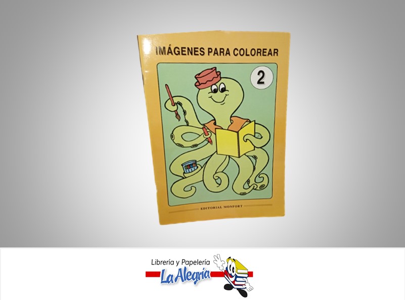 CUADERNO PARA COLOREAR IMAGENES MARCA EDITORIAL MONFORT