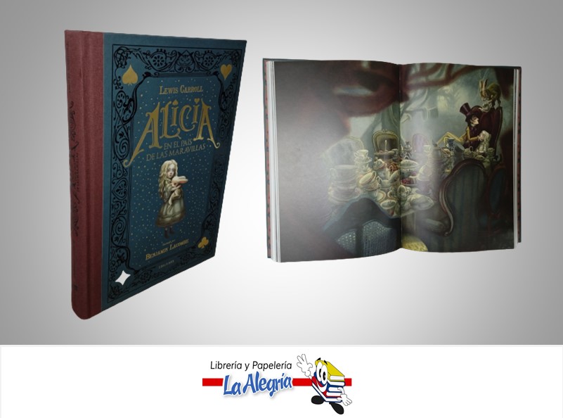 ALICIA EN EL PAIS DE LAS MARAVILLAS TEMATICA NOVELA ILUSTRADA AUTOR LEWIS CARROL MARCA EDELVIVES