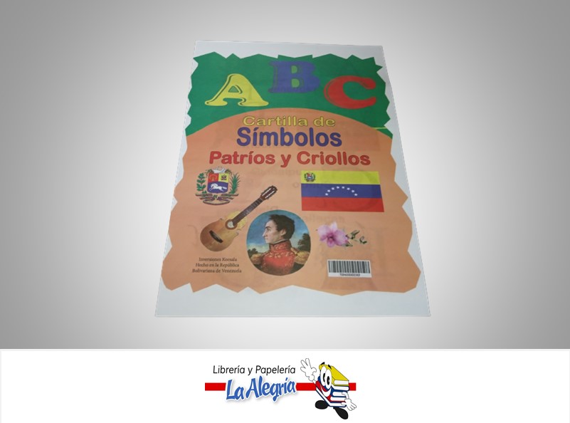 CARTILLA ABC SIMBOLOS PATRIOS Y CRIOLLOS AUTOR MICHELIBRO MARCA MICHELIBROS