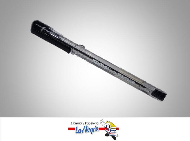 BOLIGRAFO K11 M TRANSPARENTE NEGRO UND MARCA KORES
