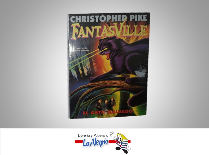 EL GATO MALEFICO FANTASVILLE TEMATICA NOVELAS FICCION AUTOR CHRISTOPHER PIKE MARCA EDICIONES ZETA