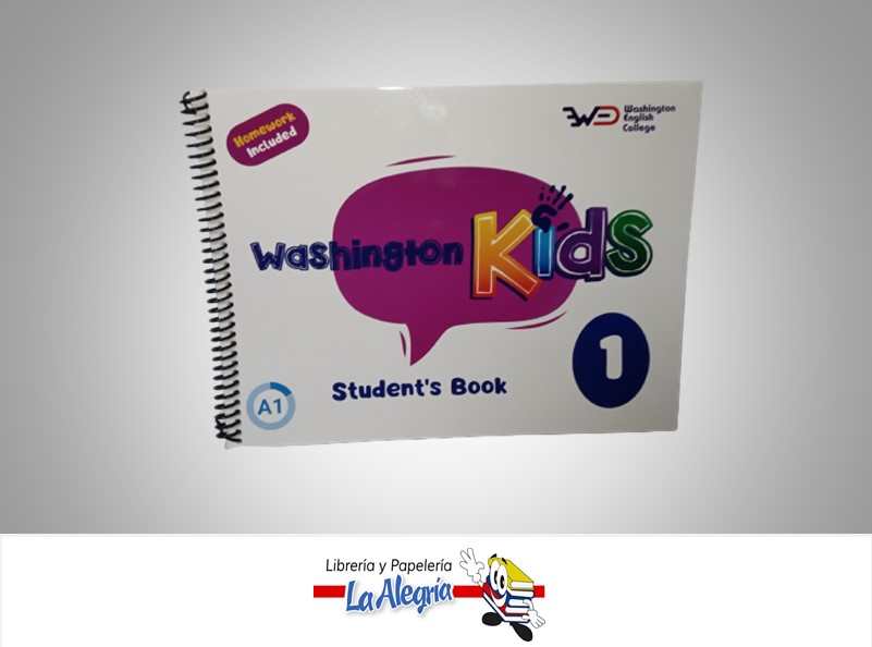 WASHINGTON KIDS 1ER GRADO TEMATICA ESCOLAR AUTOR WEC MARCA WEC