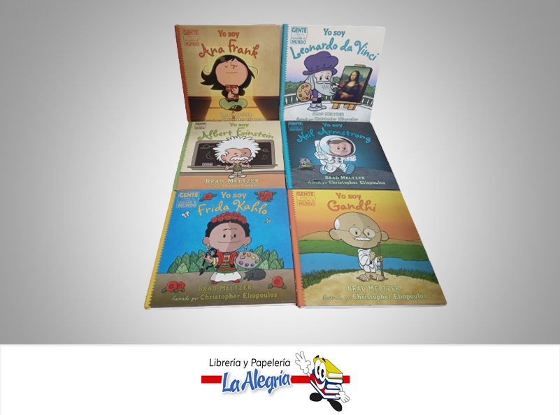 GENTE COMO TU CAMBIO EL MUNDO ILUSTRADO (6Títulos) TEMATICA CUENTOS INFANTILES AUTOR BRAD MELTZER MARCA SICOBEN