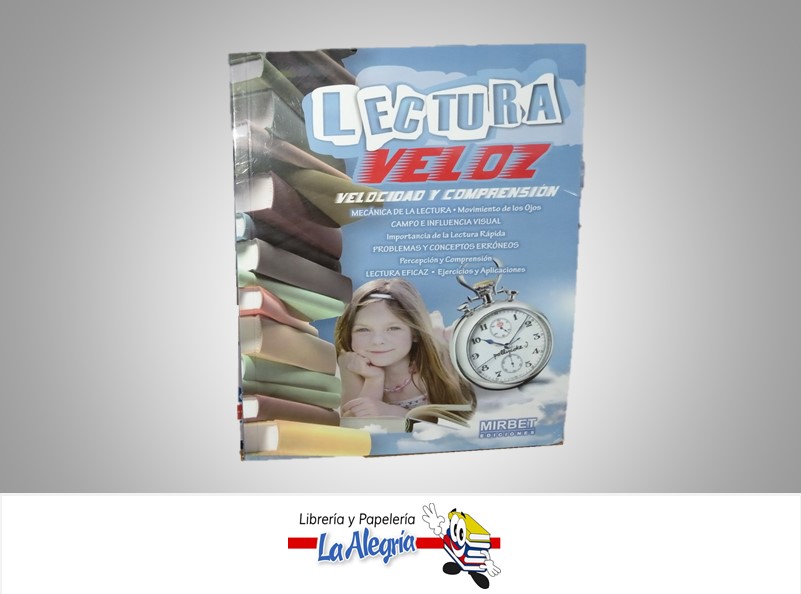 LECTURA VELOZ TEMATICA MANUALES AUTOR MIRBET EDICIONES MARCA MIRBET EDICIONES
