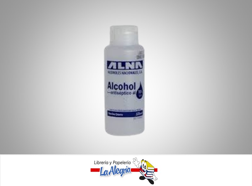 ALCOHOL ANTISEPTICO 100CC 70% UND MARCA ALNA