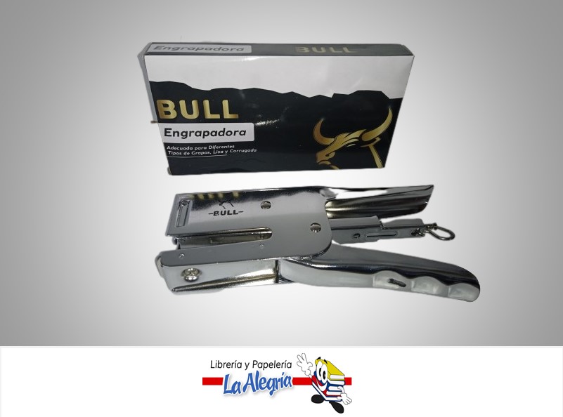ENGRAPADORA ALICATE GRAPA LISA/CORRUGADA MARCA BULL