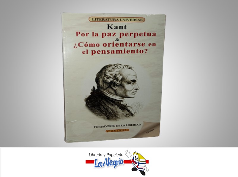 POR LA PAZ PERPETUA TEMATICA ENSAYO AUTOR KANT MARCA FONTANA