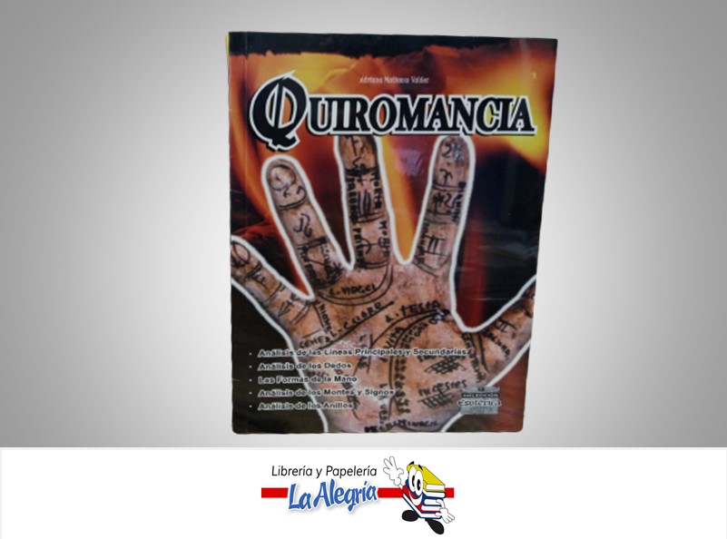 QUIROMANCIA TEMATICA ESOTERISMO AUTOR ADRIANA MATIENZO V. MARCA MIRBET EDICIONES