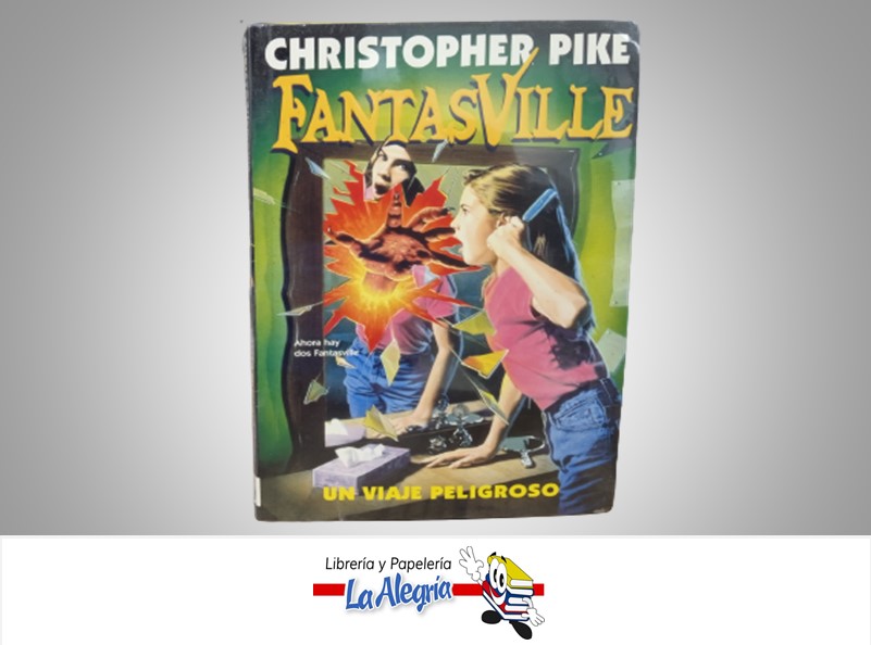 UN VIAJE PELIGROSO  FANTASVILLE TEMATICA NOVELAS FICCION AUTOR CHRISTOPHER PIKE MARCA EDICIONES ZETA