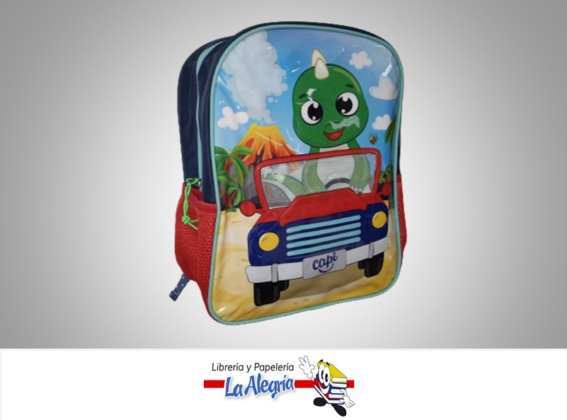 MORRAL ESCOLAR MEDIANO CAPI KIDS DINO 13020142 MARCA CAPI