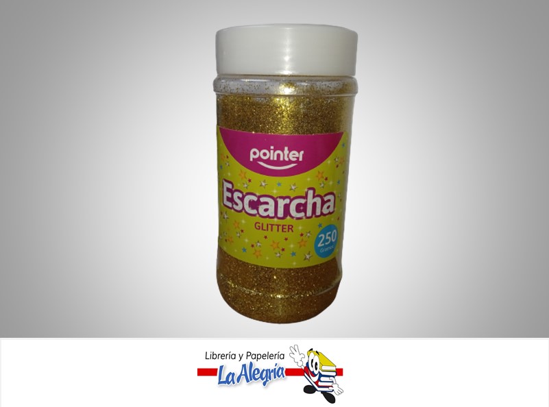 ESCARCHA GL250NGD 250G DORADA MARCA POINTER