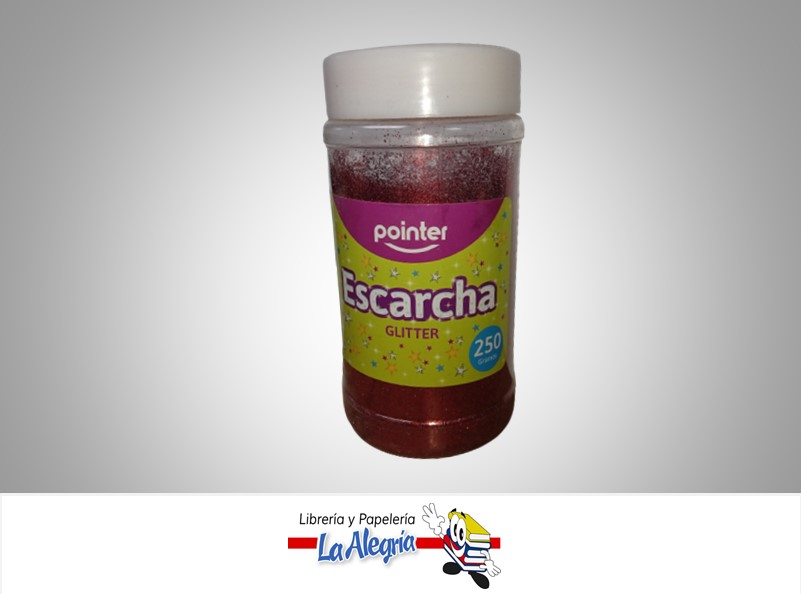 ESCARCHA GL250NRD 250G ROJA MARCA POINTER