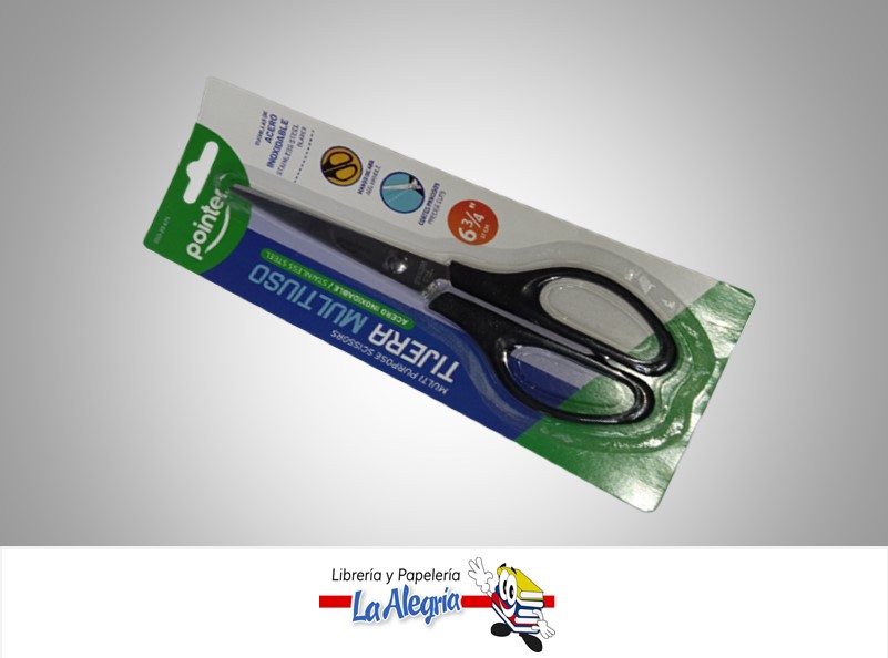 TIJERA MULTIUSOS ACERO INOXIDABLE 6-3/4"  MARCA POINTER