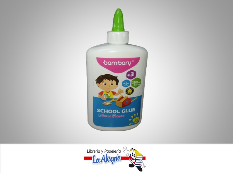 PEGA LIQUIDA BLANCA 250 ML MARCA BAMBARY