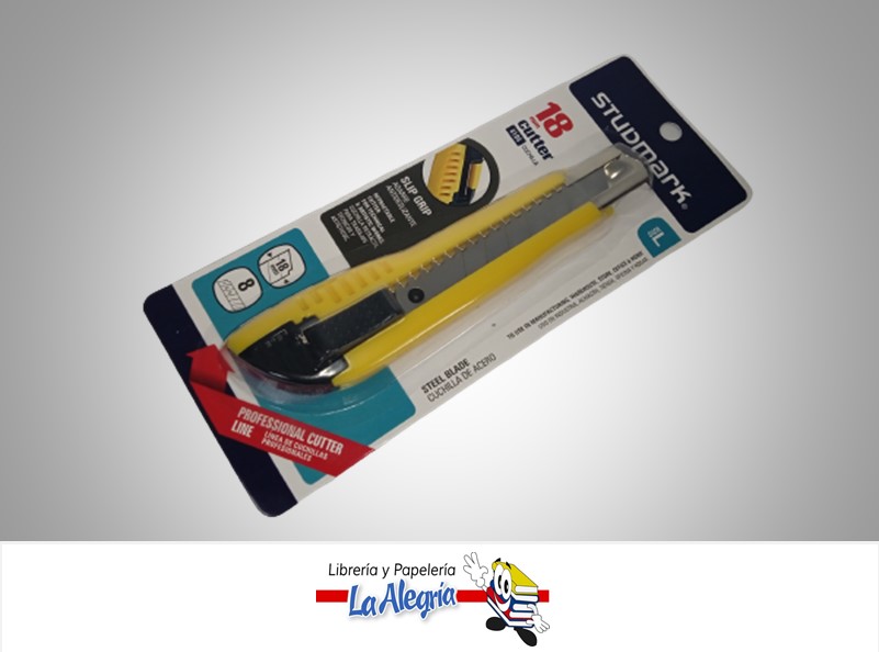 EXACTO RETRACTIL PLASTICO ST04104; 18 MM  MARCA STUDMARK