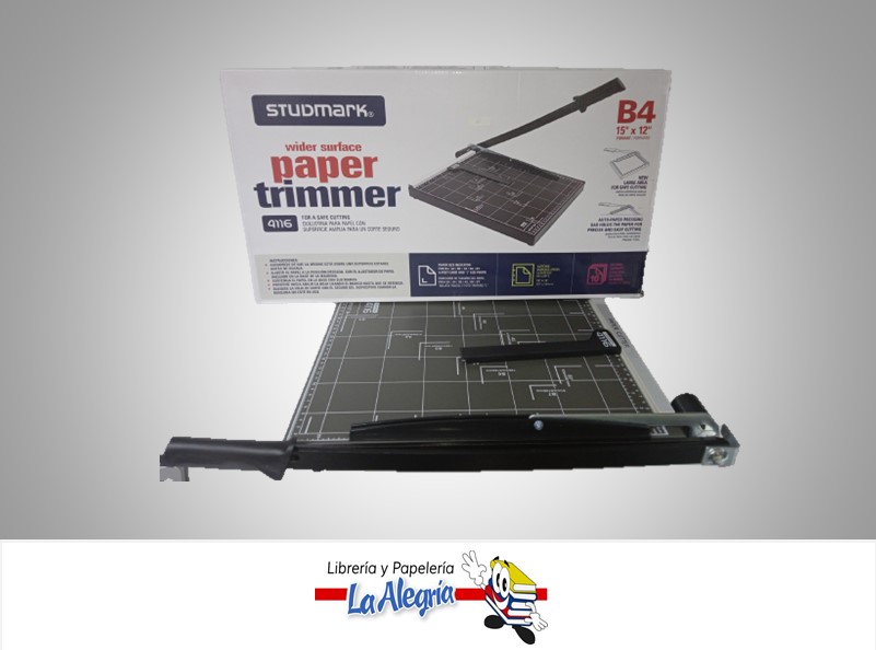 GUILLOTINA METALICA 15X12" 10 HOJAS NEGRA MARCA STUDMARK